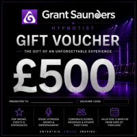 £500 Grant Saunders Hypnotist Gift Voucher