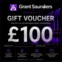 £100 Grant Saunders Hypnotist Gift Voucher